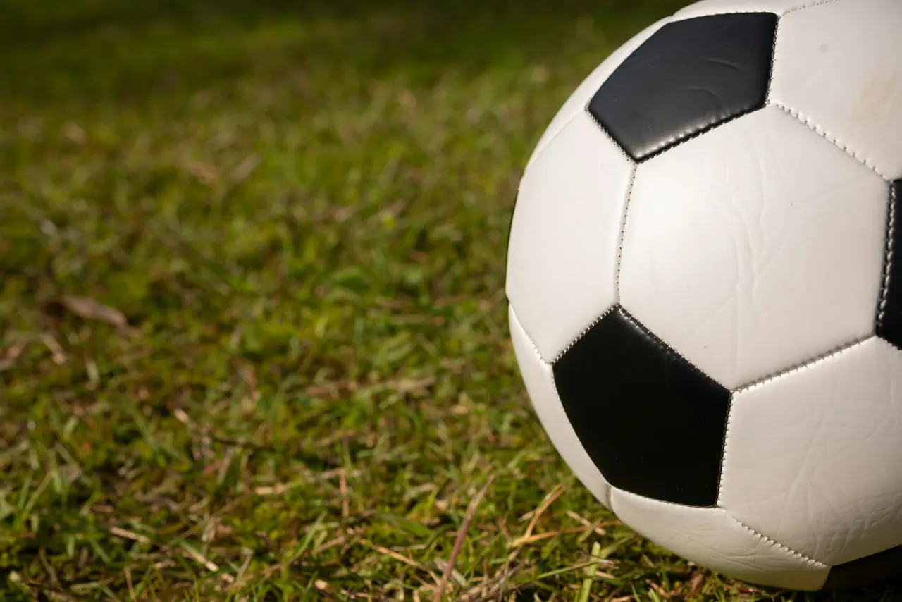 Futbol topu yakın çekim